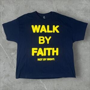 God Is Dope. Walk By Faith Size 2XL XXL Jesus T-Shirt